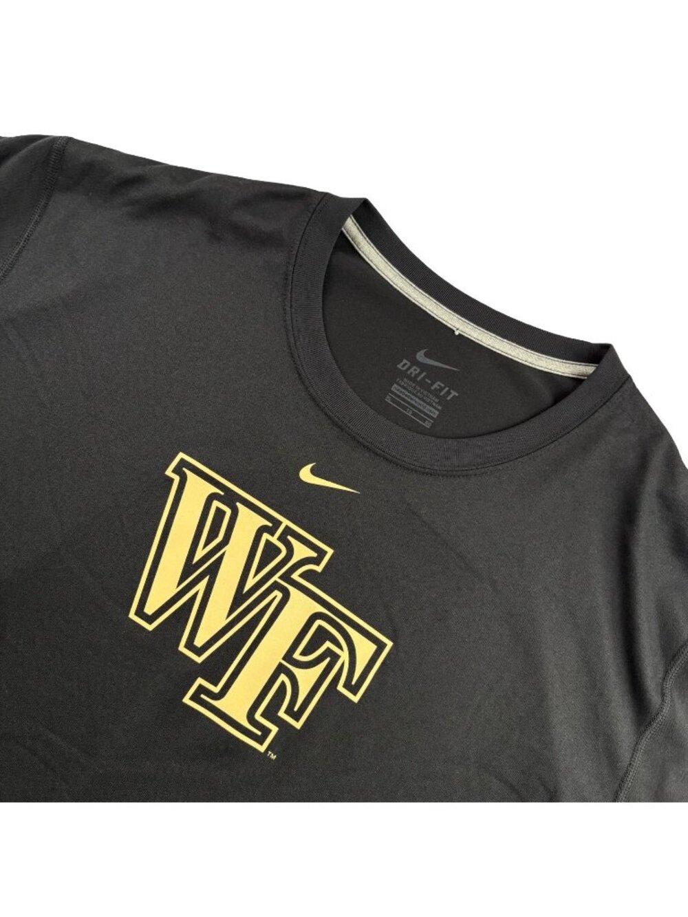 Nike Wake Forest Team-Issued Demon Deacons Dri-Fit Football T-Shirt • XL